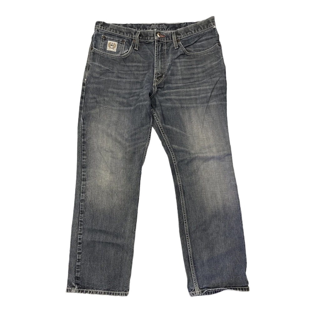 CINCH jeans MENS Size 38x31 Straight white tab Blue Wash